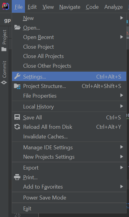 Change Intellij terminal