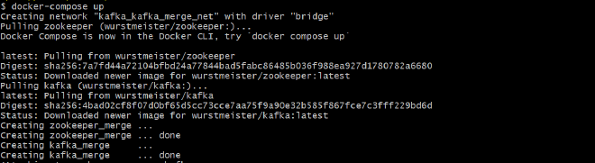 docker compose up