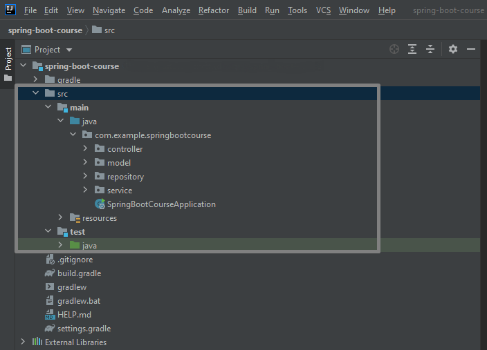 the-package-structure-in-a-spring-boot-application-home