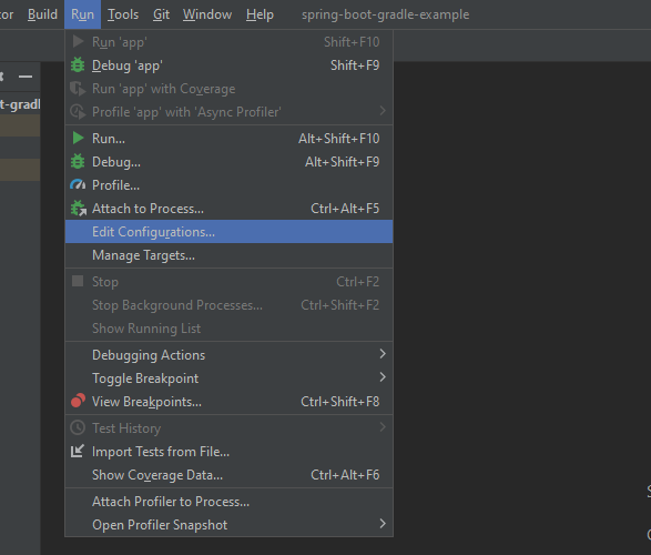 intellij spring boot debug