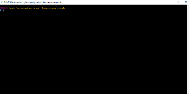 Spring Boot Docker PostgreSQL